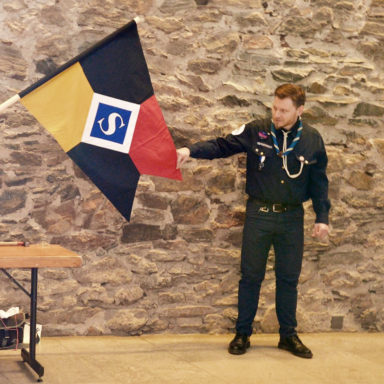 Kuva Saimaan laivueen lippu